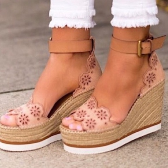 See By Chloe Shoes - COPY - COPY - SEE BY CHLOE WEDGE PLATFORM HEEL SIZE 7